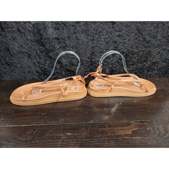 NEW Nine West Sarest 3 Brown Open Toe Strappy Sandal/Sz. 7M - Picture 2 of 9